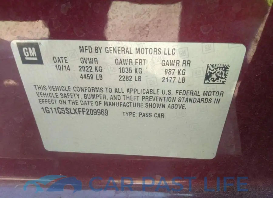 1G11C5SLXFF209969# 9