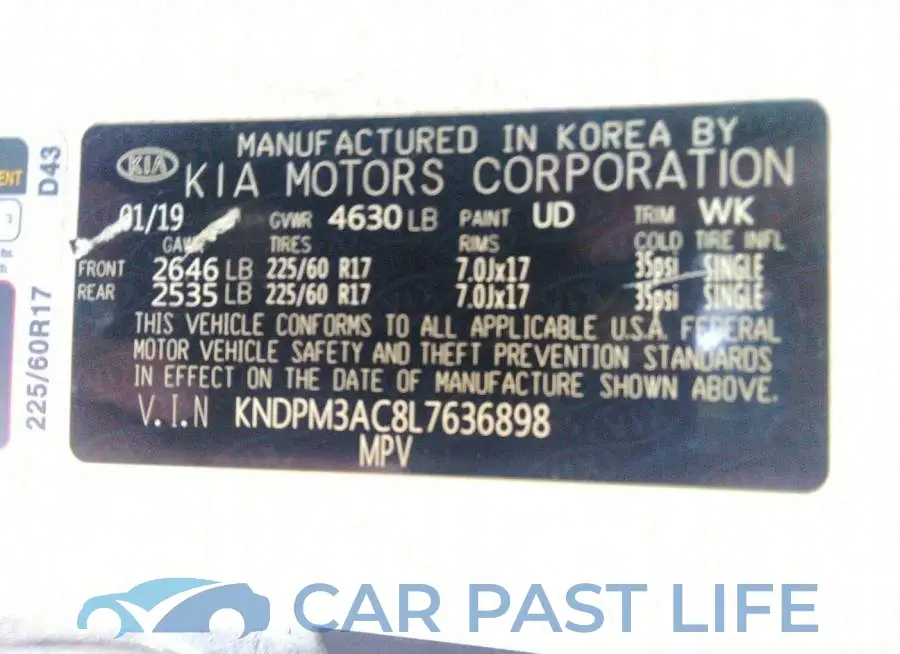 KNDPM3AC8L7636898# 9