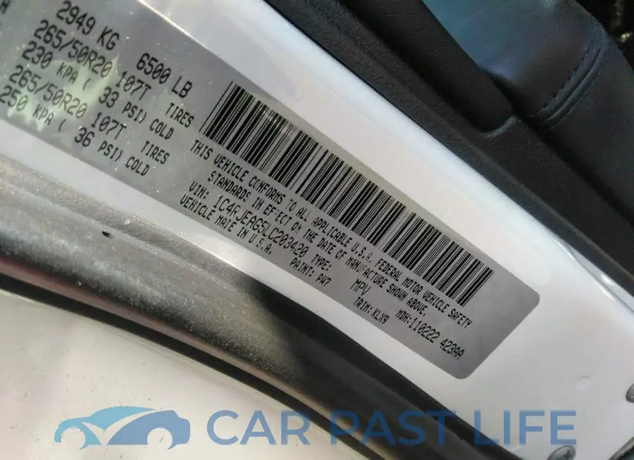 1C4RJEAG5LC203420# 9