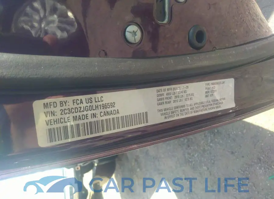 2C3CDZJG0LH196592# 9