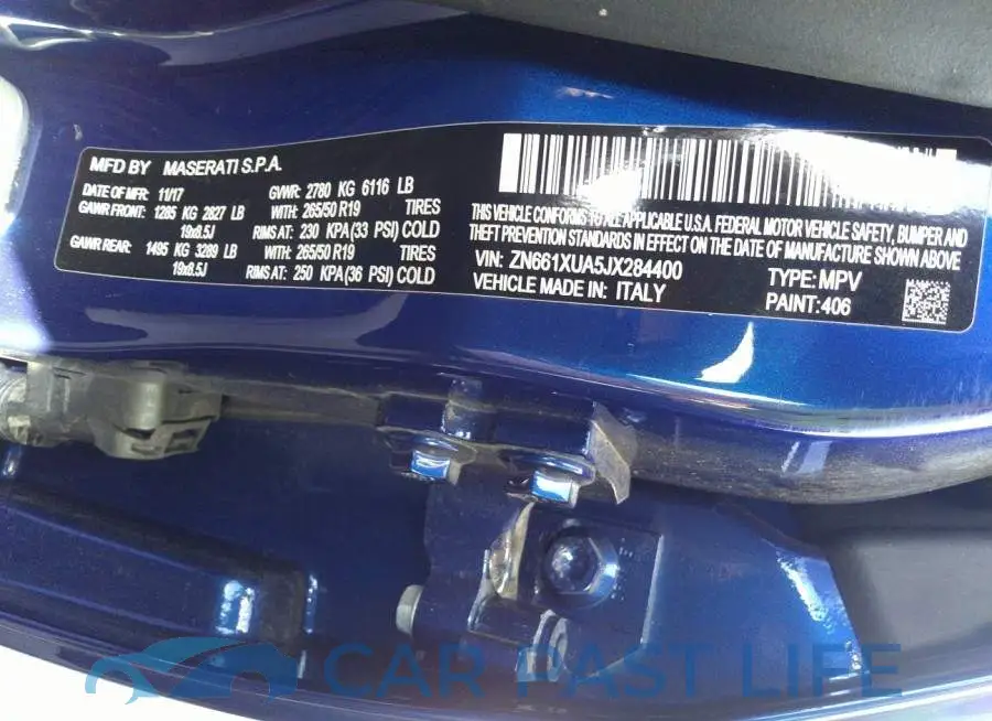 ZN661XUA5JX284400# 9