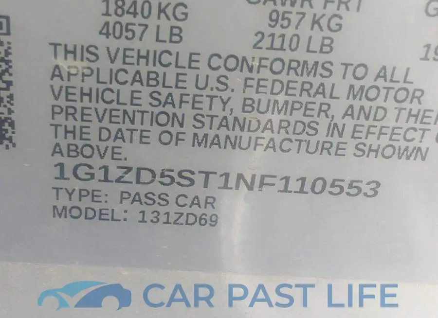1G1ZD5ST1NF110553# 9