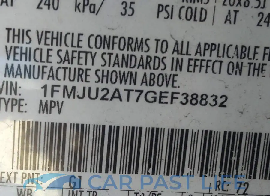1FMJU2AT7GEF38832# 9