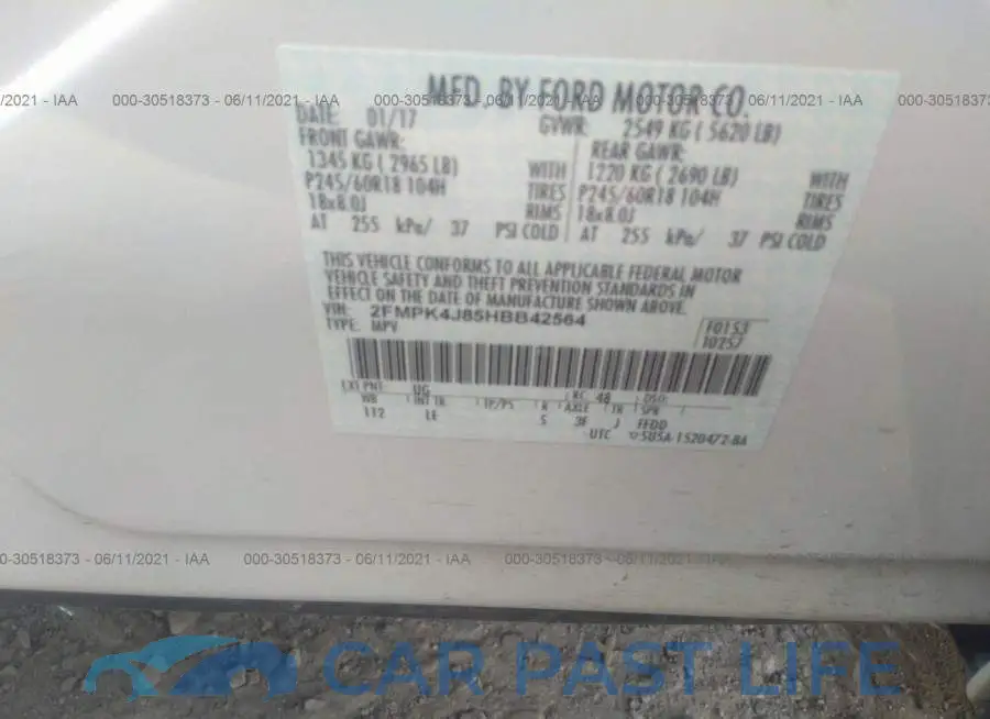 2FMPK4J85HBB42564# 9