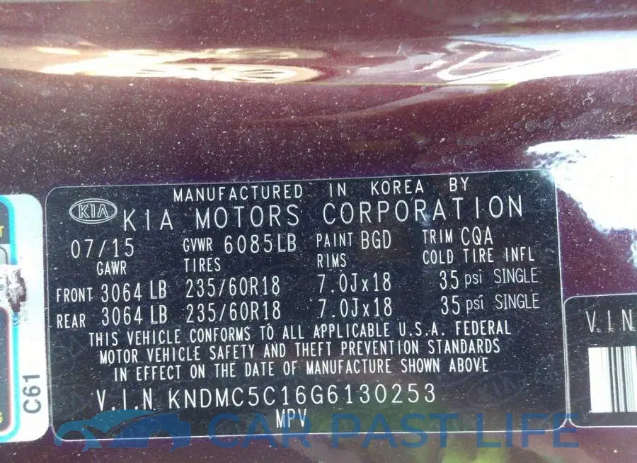 KNDMC5C16G6130253# 9