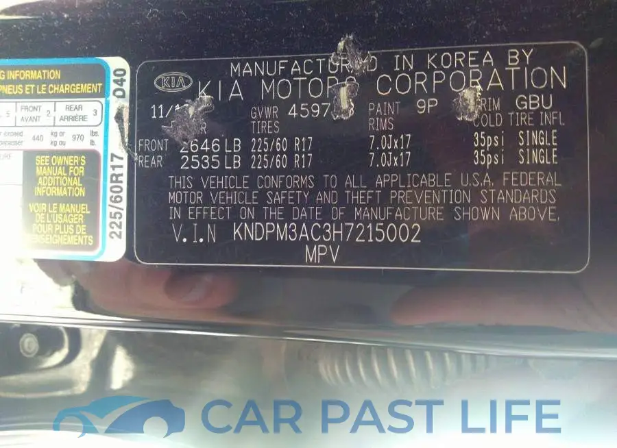 KNDPM3AC3H7215002# 9