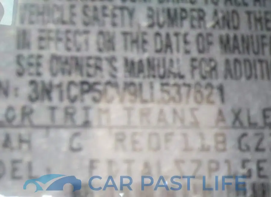 3N1CP5CV9LL537621# 9