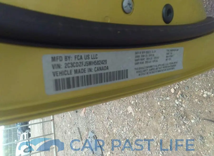 2C3CDZFJ5MH582429# 9