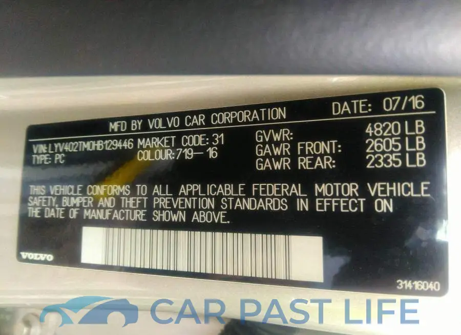 LYV402TM0HB129446# 9