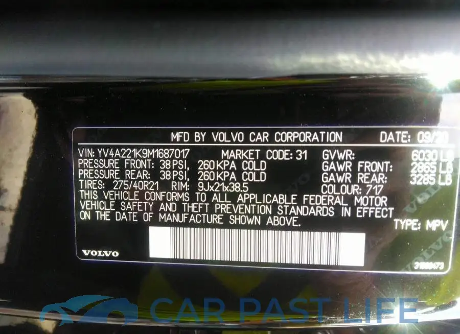 YV4A221K9M1687017# 9