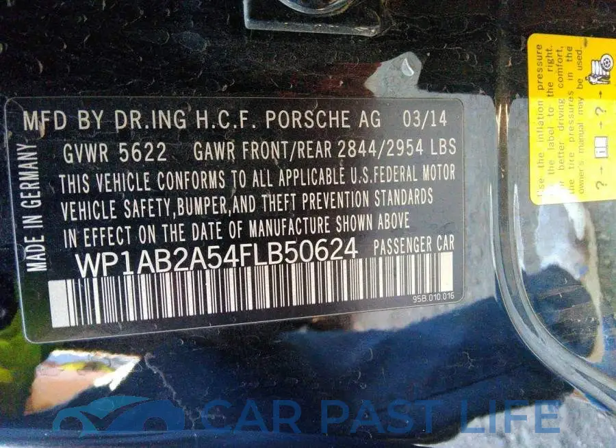 WP1AB2A54FLB50624# 9