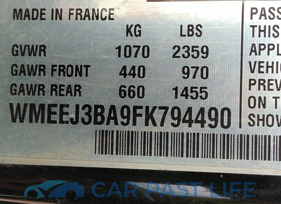 WMEEJ3BA9FK794490# 9
