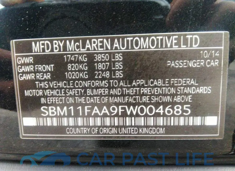 SBM11FAA9FW004685# 9