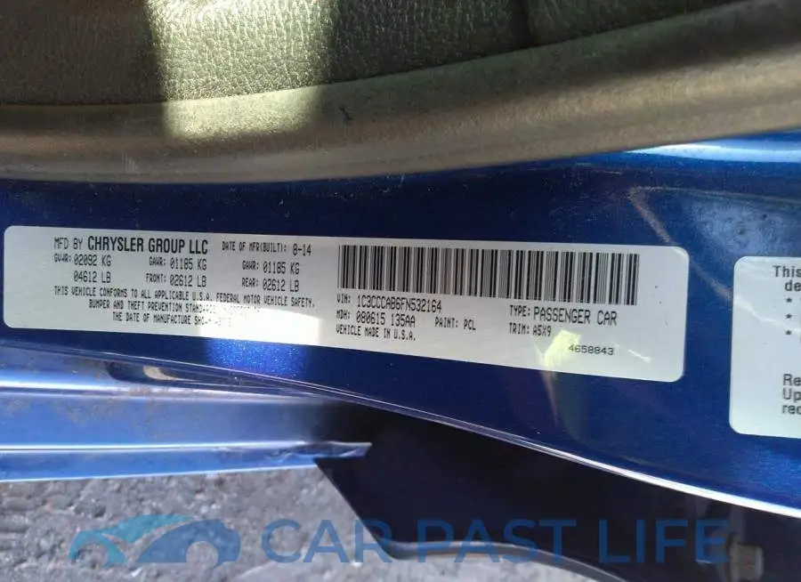 1C3CCCAB6FN532164# 9