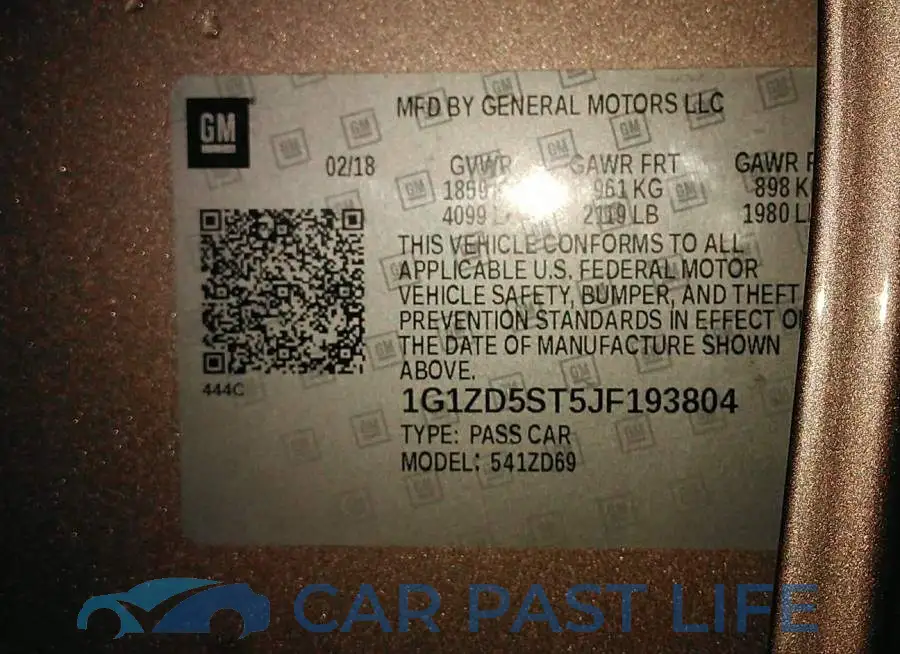 001ZD5ST5JF193804# 9