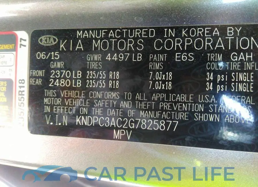KNDPC3AC2G7825877# 9
