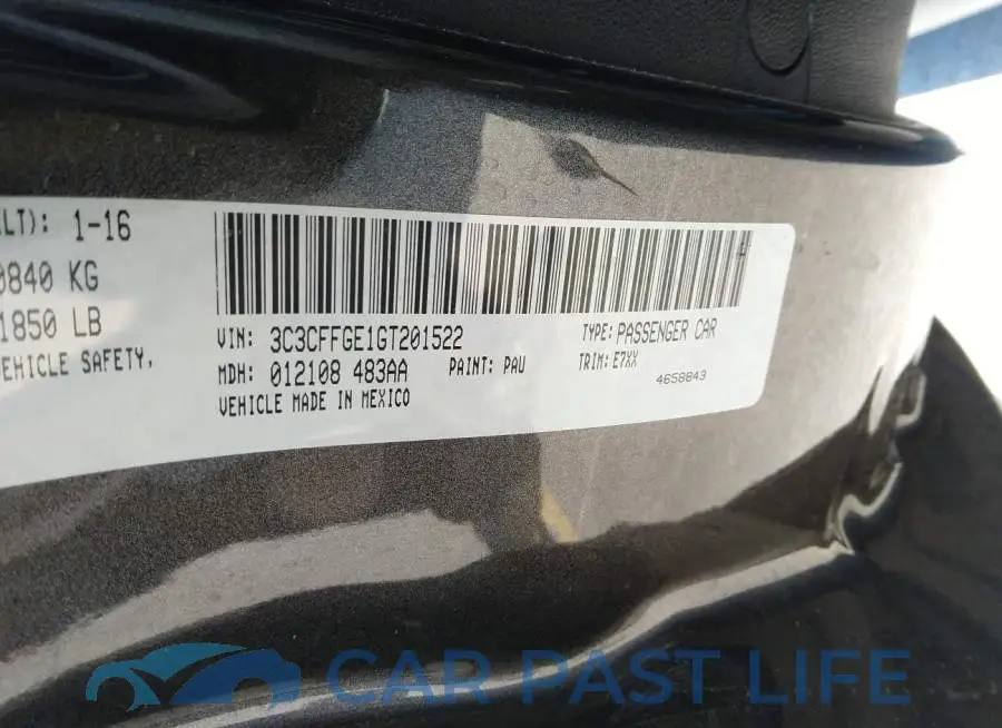 3C3CFFGE1GT201522# 9