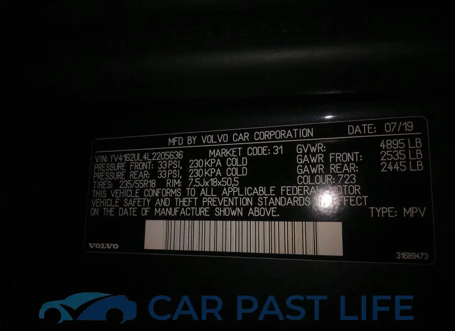YV4162UL4L2205636# 9