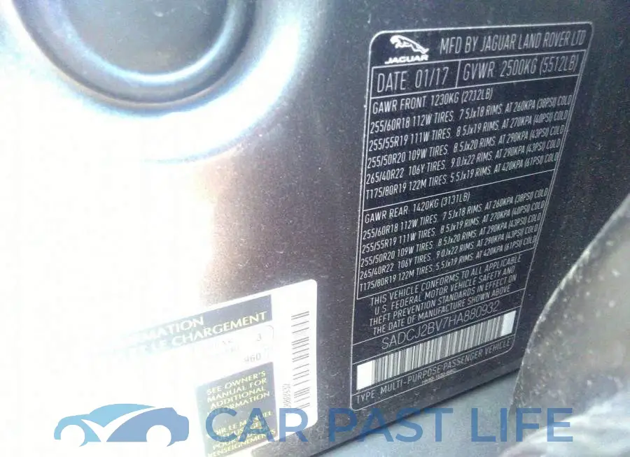 SADCJ2BV7HA880932# 9