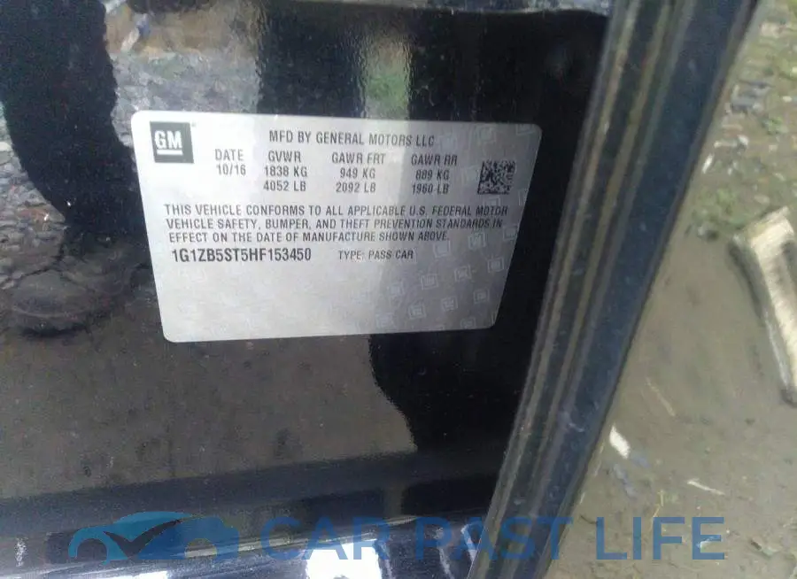 1G1ZB5ST5HF153450# 9
