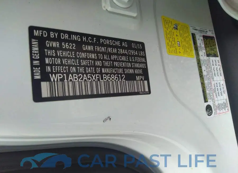 WP1AB2A5XFLB68612# 9