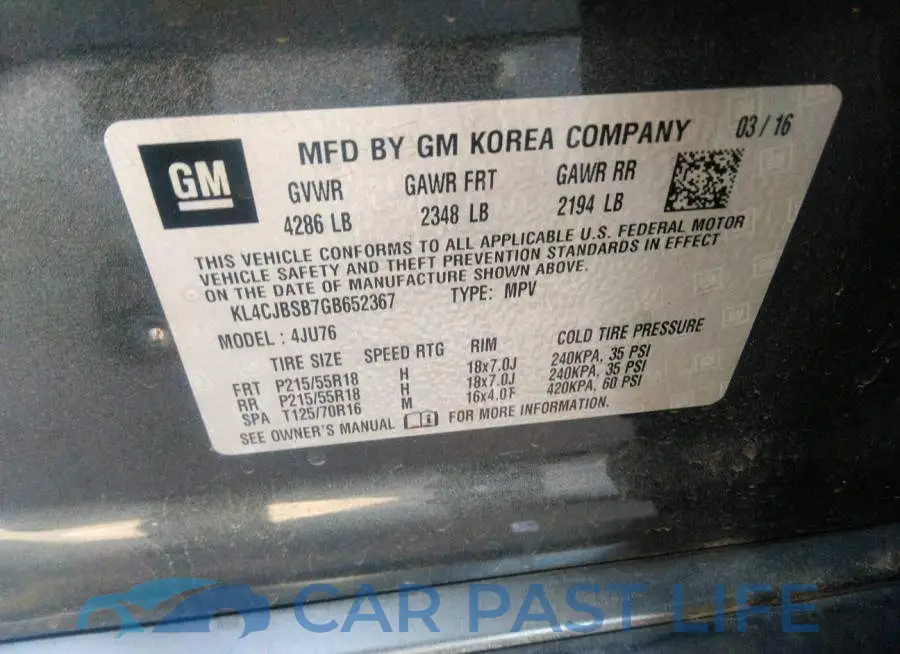 KL4CJBSB7GB652367# 9