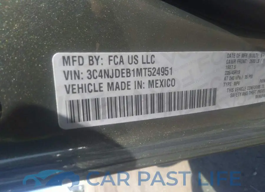 3C4NJDEB1MT524951# 9