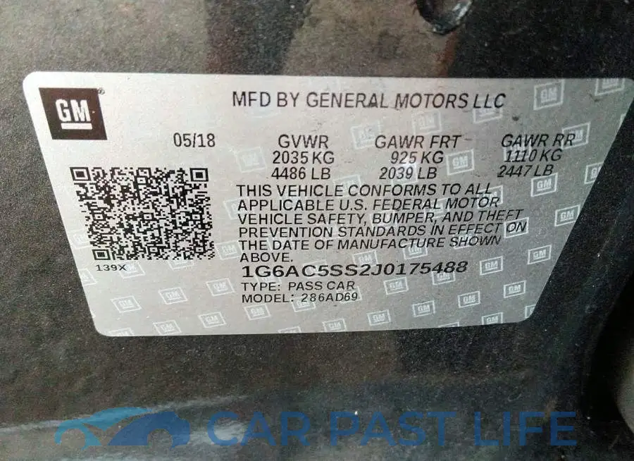 1G6AC5SS2J0175488# 9