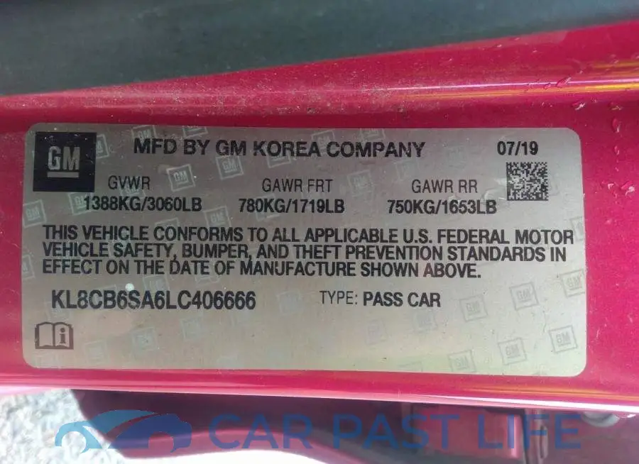 KL8CB6SA6LC406666# 9