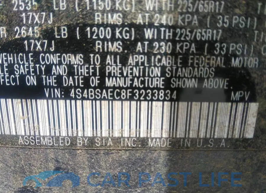 4S4BSAEC8F3233834# 9