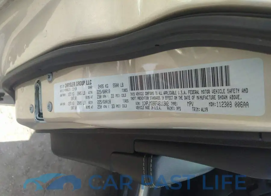1C4PJMDB6FW611302# 9
