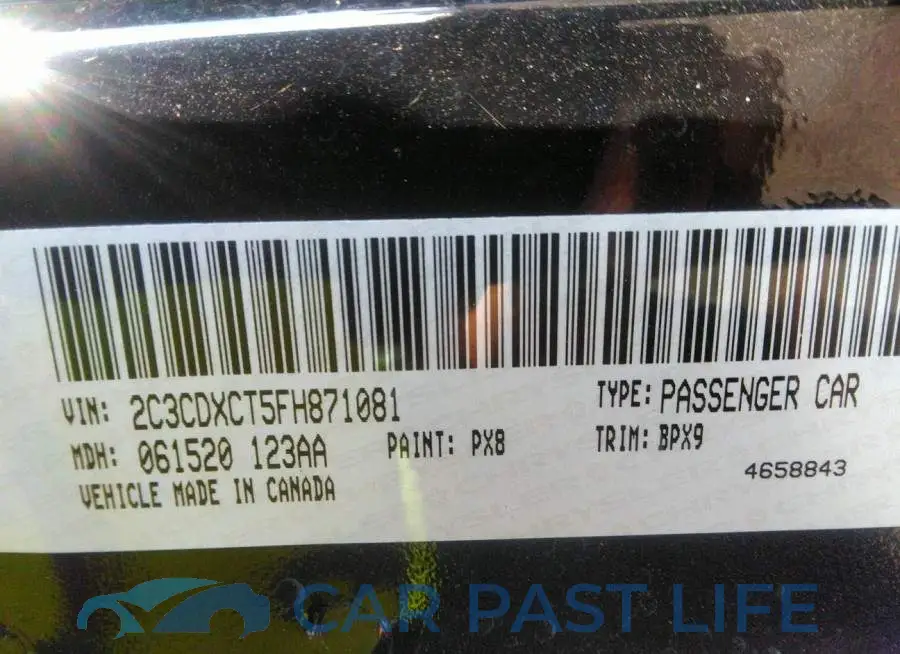 2C3CDXCT5FH871081# 9