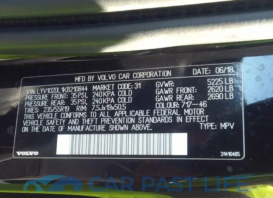 LYV102DL1KB210844# 9