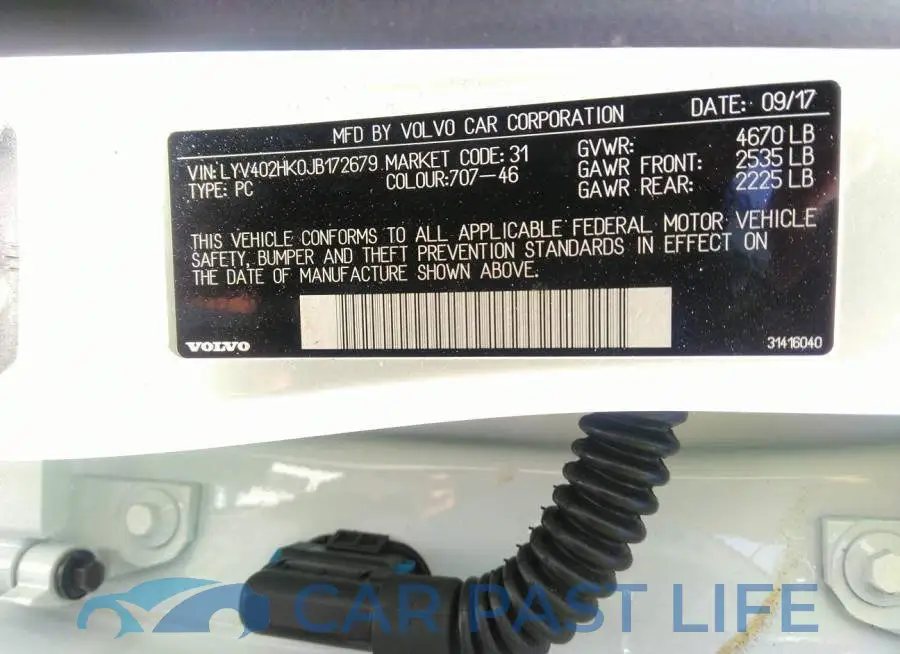 LYV402HK0JB172679# 9