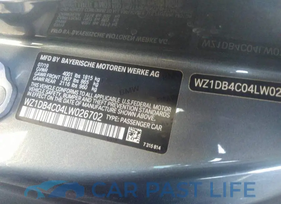 WZ1DB4C04LW026702# 9