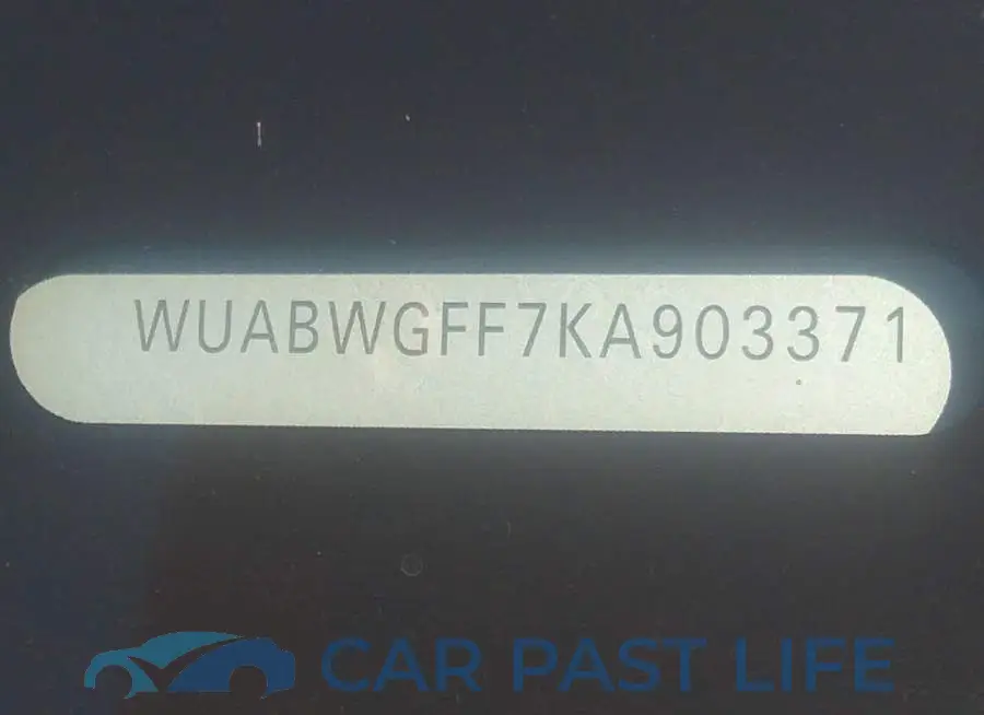 WUABWGFF7KA903371# 9