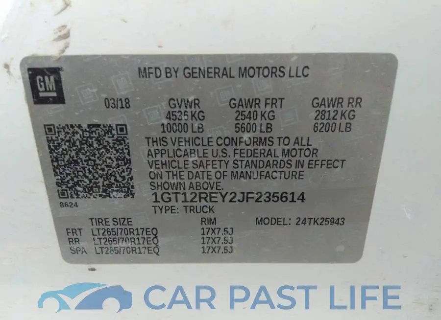 1GT12REY2JF235614# 9