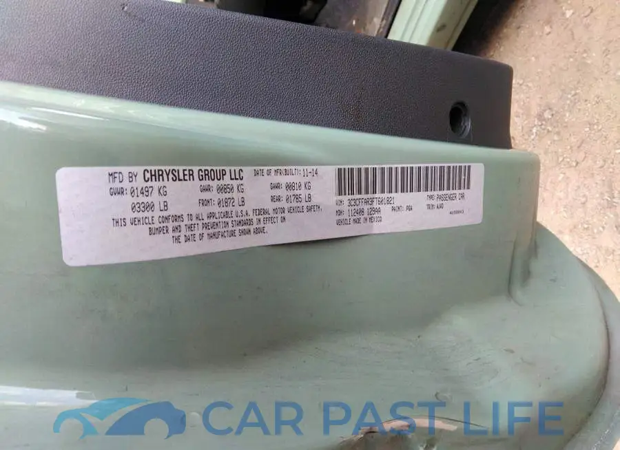 3C3CFFAR3FT601821# 9