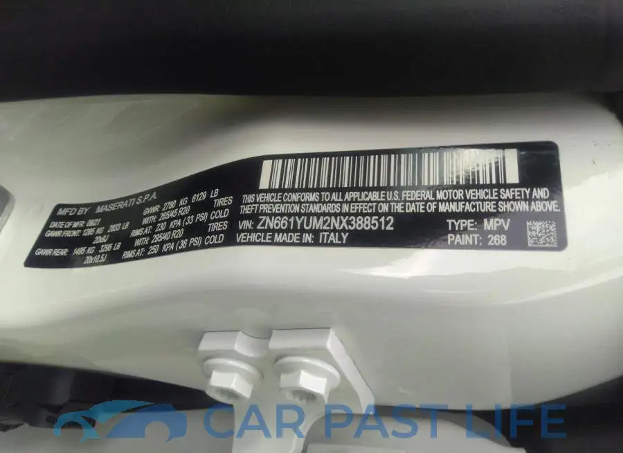 ZN661YUM2NX388512# 9