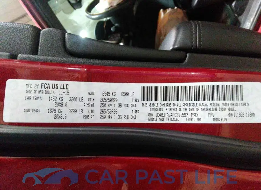 1C4RJFAG4FC211597# 9