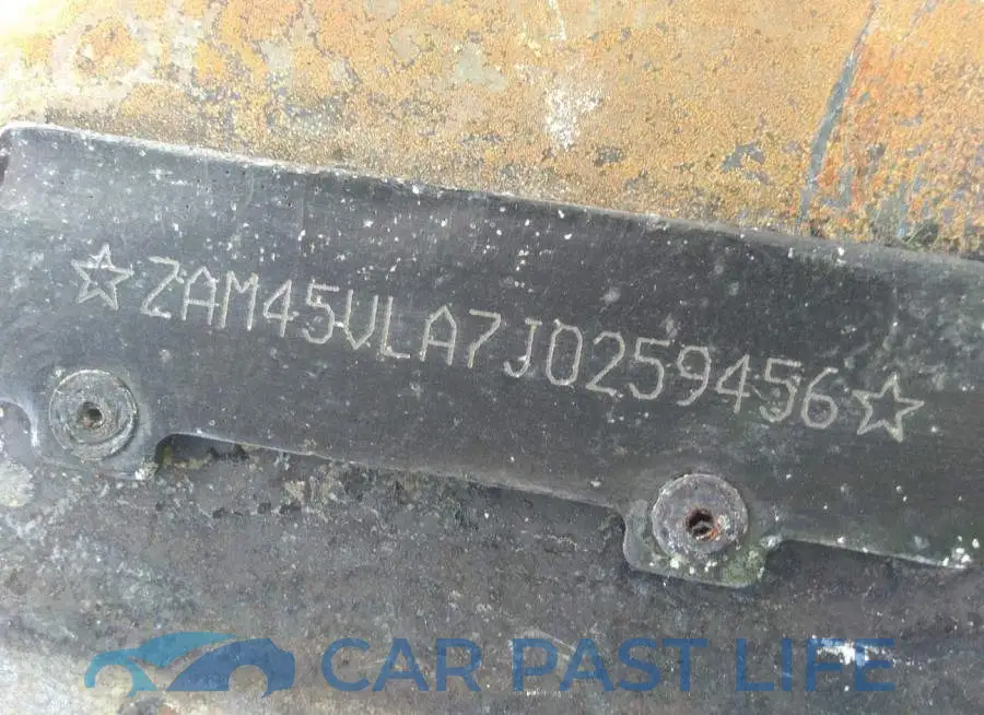 ZAM45VLA7J0259456# 9