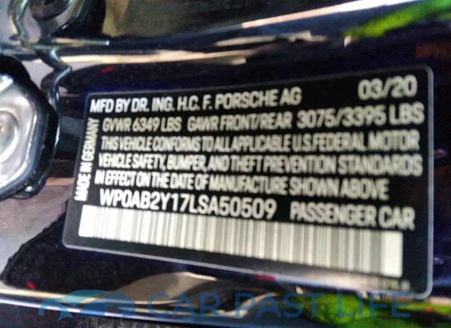 WP0AB2Y17LSA50509# 9