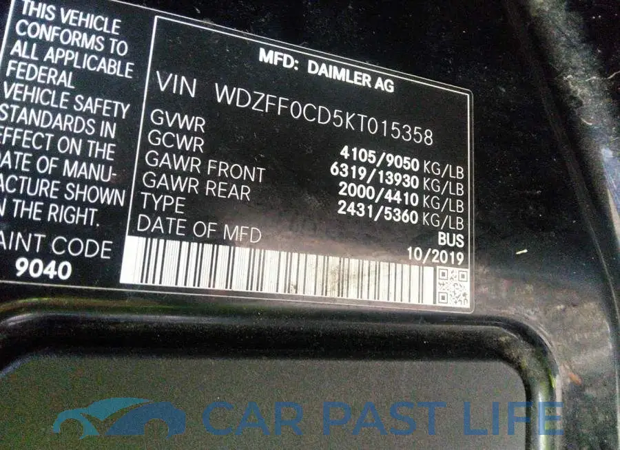 WDZFF0CD5KT015358# 9