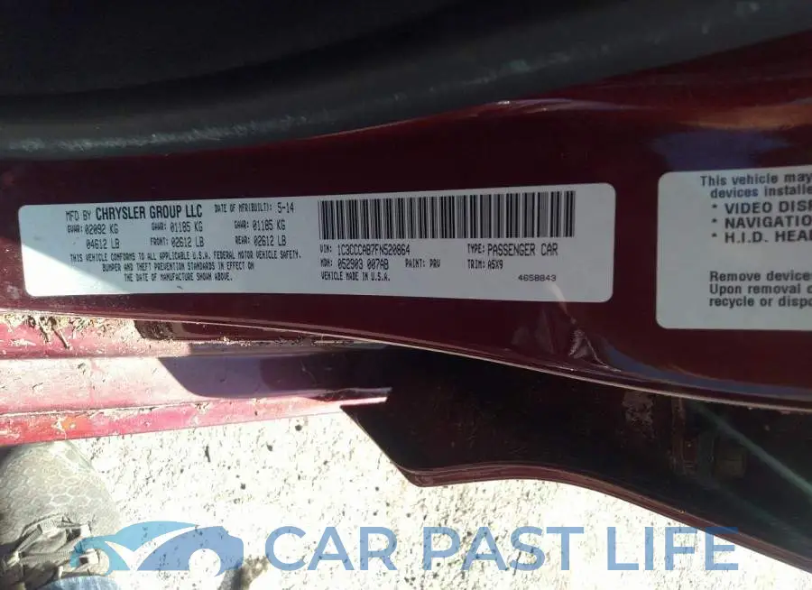 1C3CCCAB7FN520864# 9