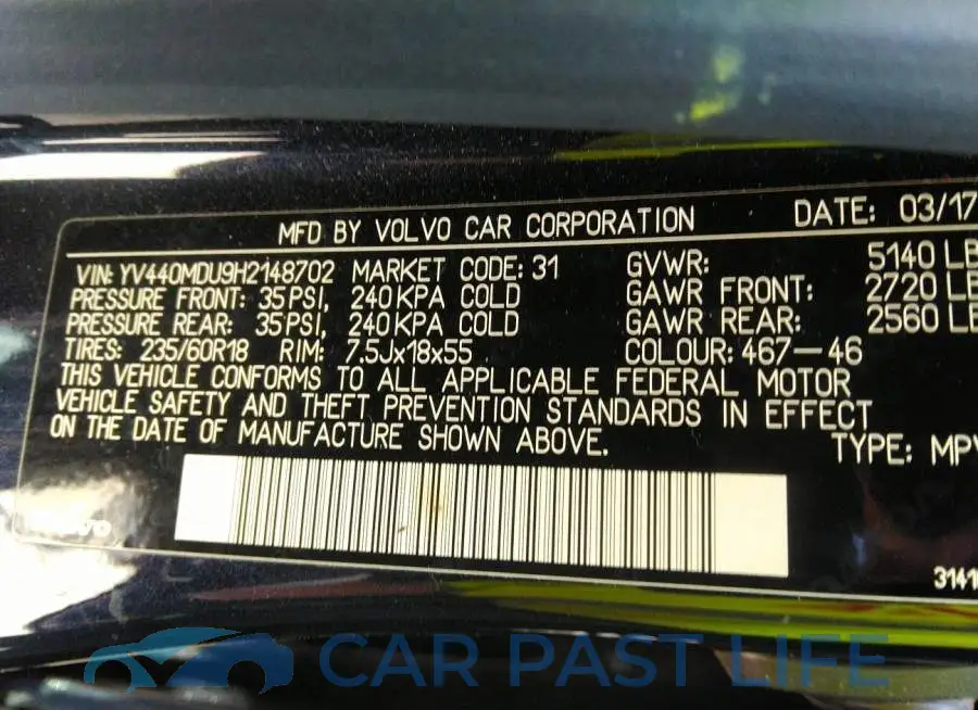 YV440MDU9H2148702# 9
