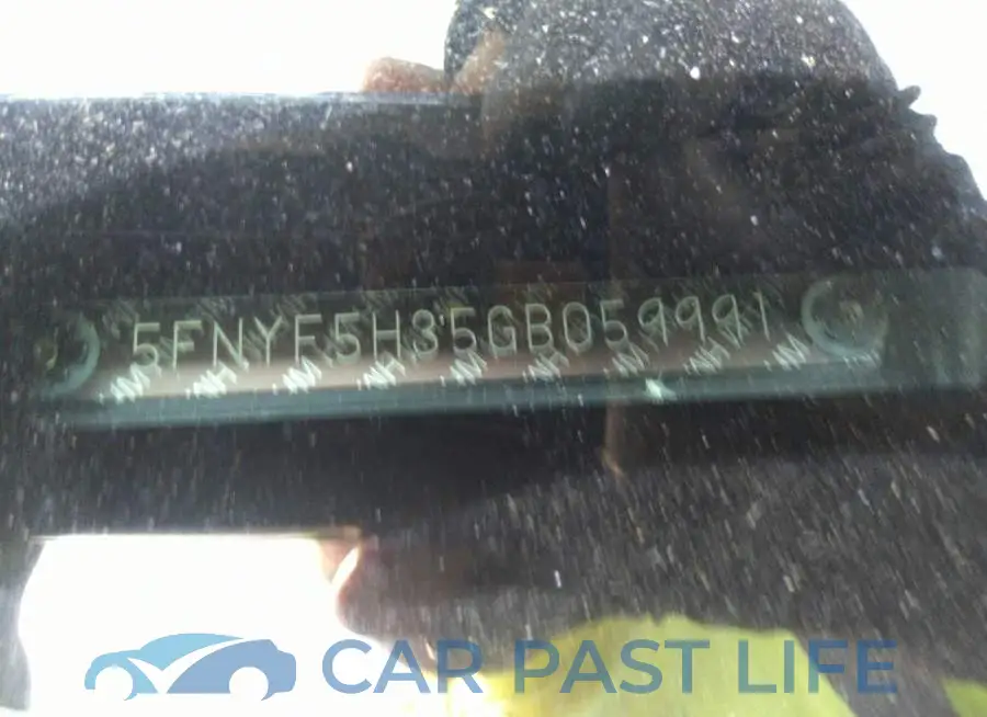 5FNYF5H35GB059991# 9