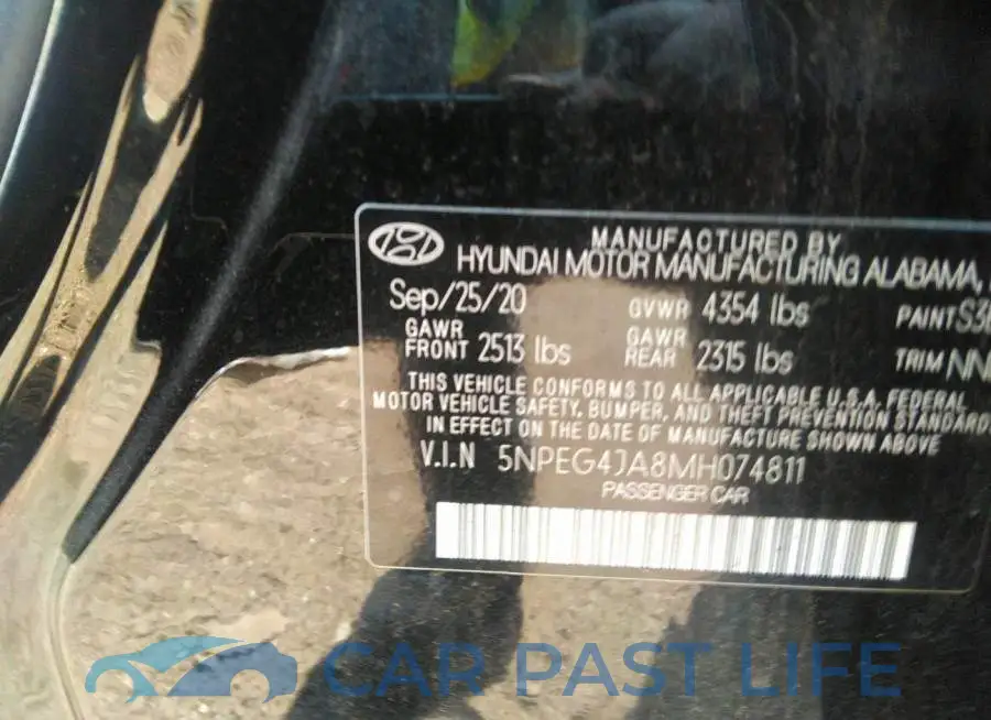 5NPEG4JA8MH074811# 9