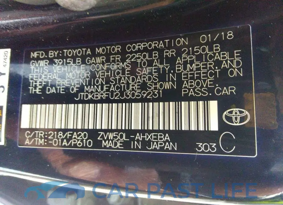 JTDKBRFU2J3059231# 9
