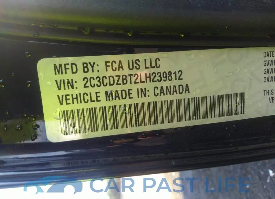 2C3CDZBT2LH239812# 9