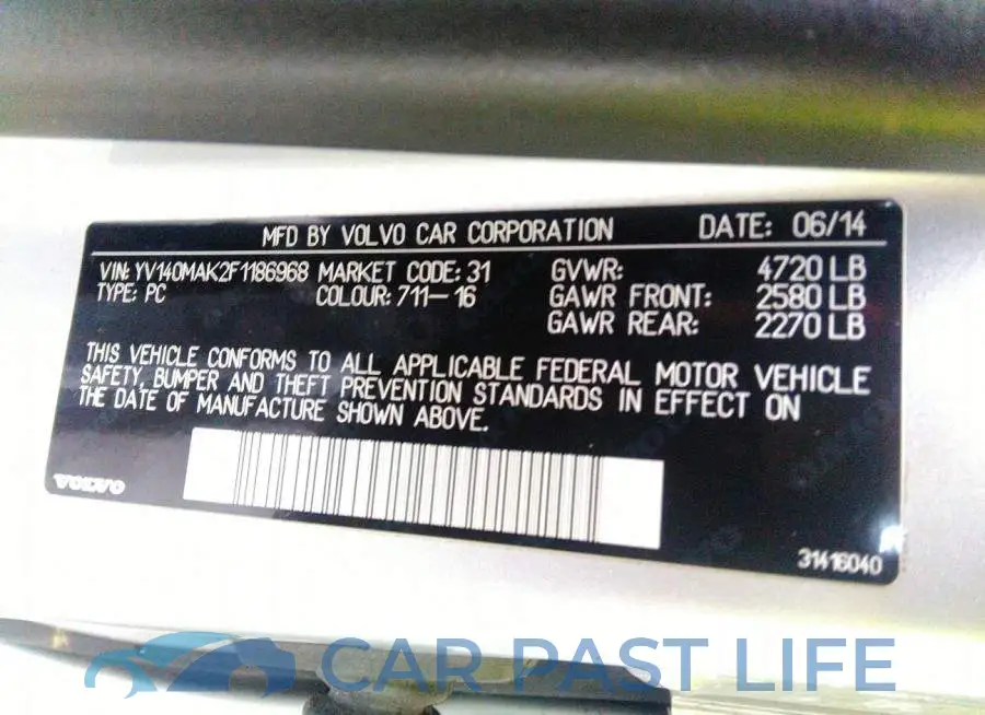 YV140MAK2F1186968# 9